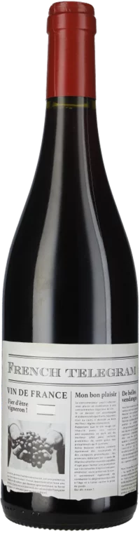French Telegram Rouge Vin de France