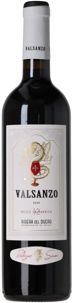 Valsanzo Ribera del Duero Crianza 12 Meses en Baricca 2020