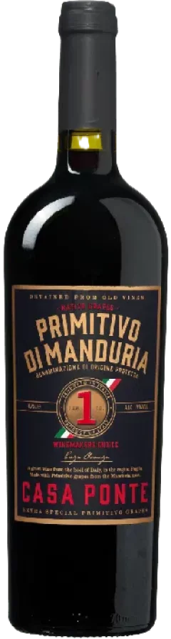 Vino Pellegrino - Casa Ponte Primitivo di Manduria DOC 2023