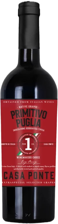 Vino Pellegrino - Casa Ponte Primitivo IGT 2023